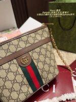 Gucci Ophidia Mini Shoulder Bag With Mirror Gg Supreme Canvas - Image 5