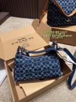 Coach Juliet Upgraded Denim Shoulder Bag Stylish, Elegant And Versatile - Image 2