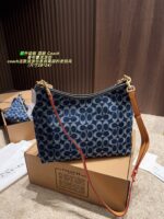 Coach Chloé Wander Bag - Enhanced Edition Monogram And Brown/Black Combination Handheld, Crossbody, Or Shoulder Carry Generous Capacity Zip Closure - Image 3