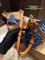 Coach Chloé Wander Bag - Enhanced Edition Monogram And Brown/Black Combination Handheld, Crossbody, Or Shoulder Carry Generous Capacity Zip Closure - Image 4