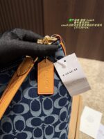 Coach Chloé Wander Bag - Enhanced Edition Monogram And Brown/Black Combination Handheld, Crossbody, Or Shoulder Carry Generous Capacity Zip Closure - Image 6
