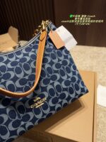 Coach Chloé Wander Bag - Enhanced Edition Monogram And Brown/Black Combination Handheld, Crossbody, Or Shoulder Carry Generous Capacity Zip Closure - Image 7
