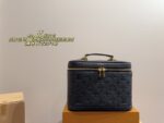 Louis Vuitton Nice Bb Cosmetic Bag With Silk Scarf, Three Carry Options, Metal Chain Strap