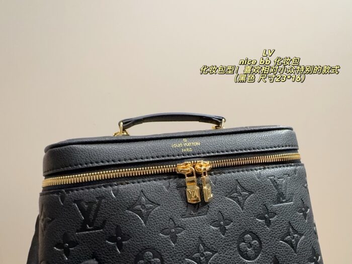 Louis Vuitton Nice Bb Cosmetic Bag With Silk Scarf, Three Carry Options, Metal Chain Strap - Image 8