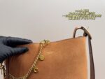 Coach Bucket Bag With Charm Accessory Versatile Bag Elegant Underarm Carry, Handheld Or Crossbody Genuine Cowhide Leather - Image 7