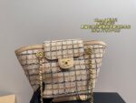 Chanel Woven Basket Handcrafted From Raffia Strong Holiday Vibe Excellent Capacity - Image 2