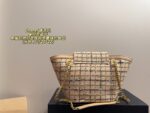 Chanel Woven Basket Handcrafted From Raffia Strong Holiday Vibe Excellent Capacity - Image 3
