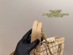 Chanel Woven Basket Handcrafted From Raffia Strong Holiday Vibe Excellent Capacity - Image 7
