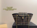 Chanel Woven Basket Handcrafted From Raffia Strong Holiday Vibe Excellent Capacity - Image 12