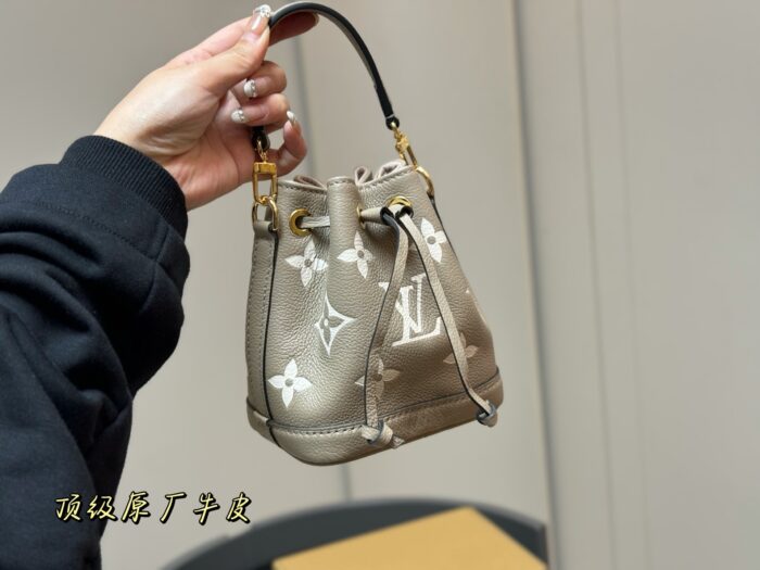 Louis Vuitton Nano Series Bucket Bag Cowhide Leather - Image 9