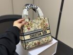 Dior Embroidered Lady Dior Bag Embroidered Wide Shoulder Strap Modern, Casual Elegance - Image 2
