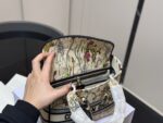 Dior Embroidered Lady Dior Bag Embroidered Wide Shoulder Strap Modern, Casual Elegance - Image 4