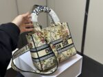 Dior Embroidered Lady Dior Bag Embroidered Wide Shoulder Strap Modern, Casual Elegance - Image 5