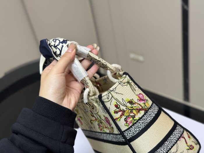 Dior Embroidered Lady Dior Bag Embroidered Wide Shoulder Strap Modern, Casual Elegance - Image 7