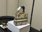 Dior Embroidered Lady Dior Bag Embroidered Wide Shoulder Strap Modern, Casual Elegance - Image 8