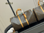 Louis Vuitton Keepall Vintage Floral Art Deco Travel Bag - Image 2