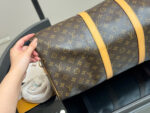 Louis Vuitton Keepall Vintage Floral Art Deco Travel Bag - Image 8