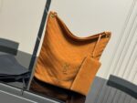 Yves Saint Laurent Niki Supple Bucket Suede Bag Cognac Brown Autumn Edition - Image 2