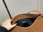 Yves Saint Laurent Niki Supple Bucket Suede Bag Cognac Brown Autumn Edition - Image 7