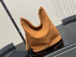 Yves Saint Laurent Niki Supple Bucket Suede Bag Cognac Brown Autumn Edition - Image 8