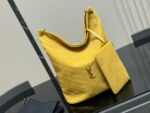 Yves Saint Laurent Niki Supple Bucket Suede Bag Cognac Brown Autumn Edition - Image 12