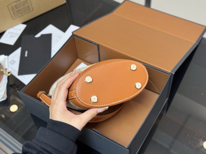 Coach Mini Carriage Bucket Bag Handheld, Single-Strap, Crossbody Adorable, Petite-Friendly Delight - Image 8