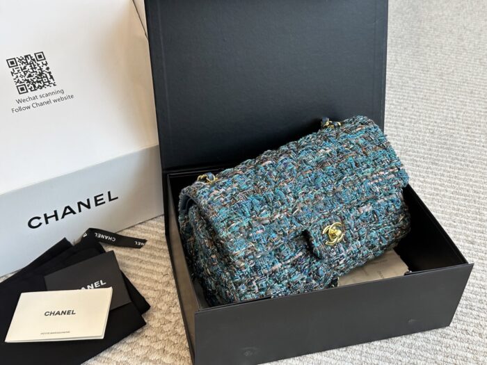 Chanel Cf Series Tweed Bag Authentic Factory-Direct Quality Imported Fabric Premium Version - Image 2