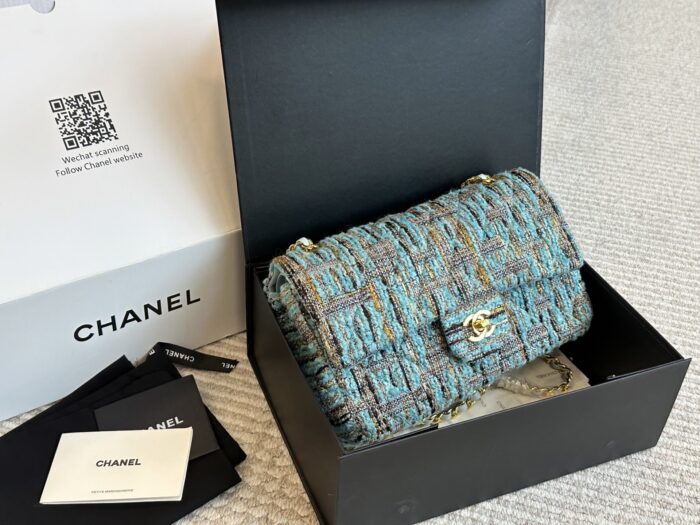 Chanel Cf Series Tweed Bag Authentic Factory-Direct Quality Imported Fabric Premium Version - Image 6