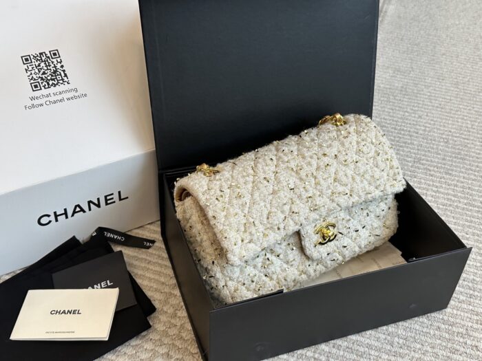 Chanel Cf Series Tweed Bag Authentic Factory-Direct Quality Imported Fabric Premium Version - Image 7