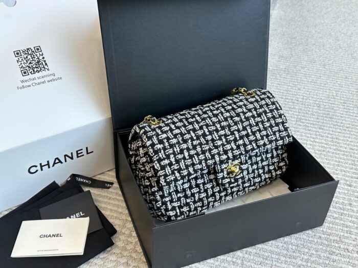 Chanel Cf Series Tweed Bag Authentic Factory-Direct Quality Imported Fabric Meticulously Crafted Details - Image 1
