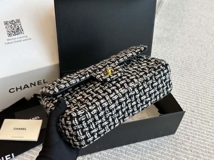 Chanel Cf Series Tweed Bag Authentic Factory-Direct Quality Imported Fabric Meticulously Crafted Details - Image 3