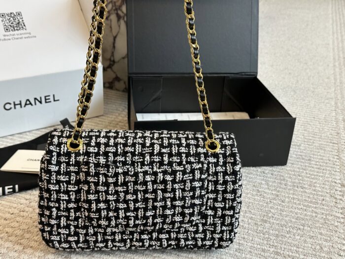 Chanel Cf Series Tweed Bag Authentic Factory-Direct Quality Imported Fabric Meticulously Crafted Details - Image 6