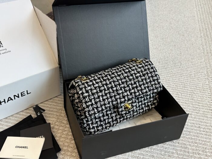 Chanel Cf Series Tweed Bag Authentic Factory-Direct Quality Imported Fabric Meticulously Crafted Details - Image 9