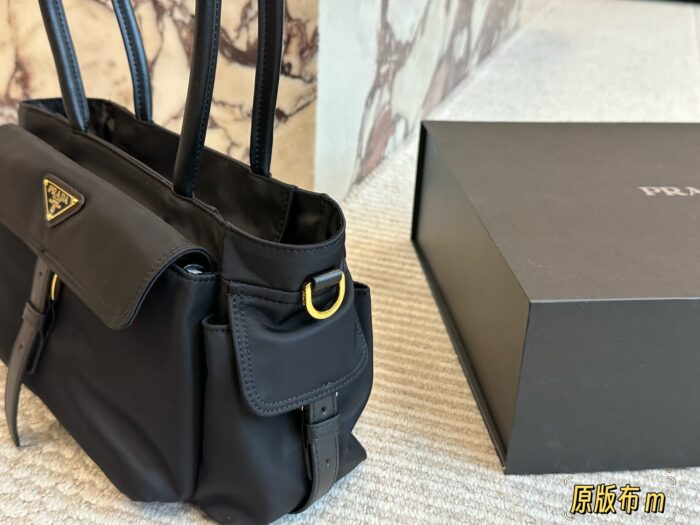 Prada Nylon Series Explore Messenger Bag: Functional Style With Multiple Carry Options - Image 4