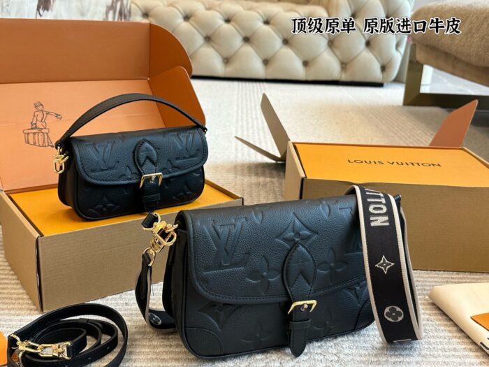 Louis Vuitton 2025 New Baguette Handbag Imported Cowhide Leather Seasonal Limited Edition - Image 1