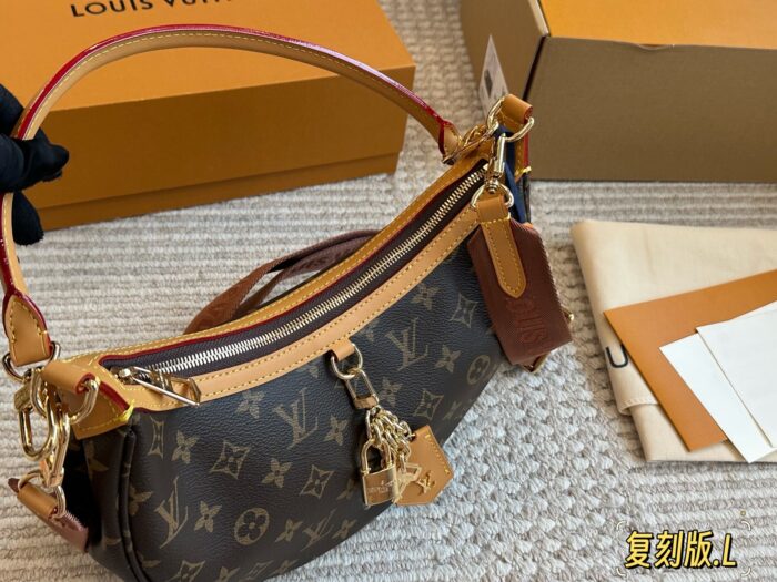 Louis Vuitton Loop Moon Bag With Box - Replica Edition Handheld, Crossbody, Underarm - Multiple Carry Options - Image 2