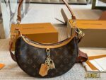 Louis Vuitton Loop Moon Bag With Box - Replica Edition Handheld, Crossbody, Underarm - Multiple Carry Options - Image 7