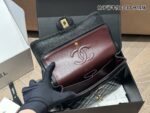 Chanel Cf Series Upgraded Edition Small Grained Calfskin Leather Gold Buckle Bag With Full Packaging - Image 9