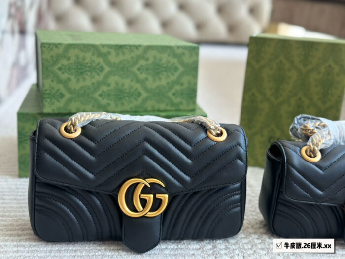Gucci Gg Marmont Calfskin Shoulder Bag - Original Quality Upgrade - Full Packaging Included - Image 2