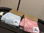 Burberry Cashmere Scarf Reversible Raspberry Pink Limited Edition With Box - Image 2