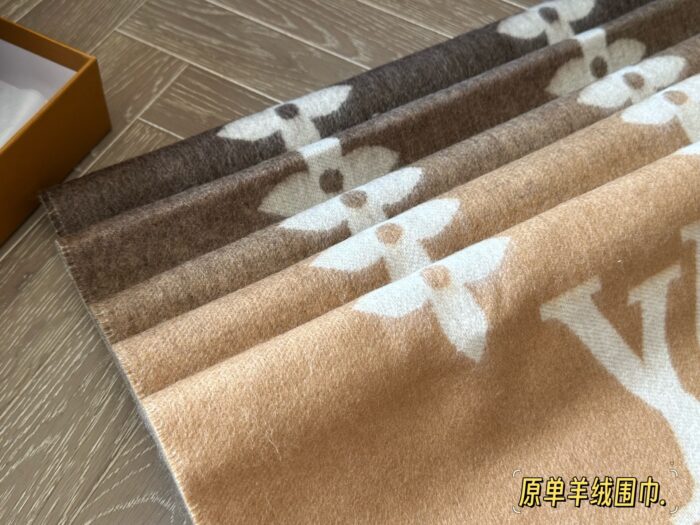 Louis Vuitton 100% Cashmere Classic Scarf Soft, Warm And Effortlessly Versatile - Image 2