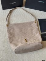 Saint Laurent Niki Series Suede Bucket Bag Retro Texture, Mediterranean Vibe - Image 14