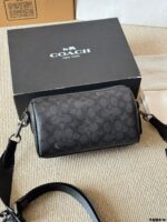 Coach Axel 2-In-1 Men'S Crossbody Bag Classic Monogram, Minimalist Design, Generous Capacity - Image 4
