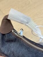 Mlb Crescent Bag Denim Ny Logo Underarm Bag - Image 7