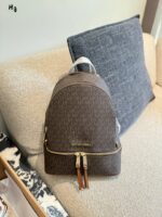 Michael Kors Rhea Zip Colour-Block Logo Print Women'S Backpack - Spacious And Practical - Image 3