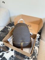 Michael Kors Rhea Zip Colour-Block Logo Print Women'S Backpack - Spacious And Practical - Image 8