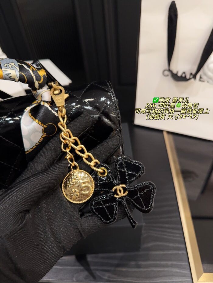 Chanel 25B Four-Leaf Clover Oil-Waxed Leather Backpack: Stunning, Practical, And Guaranteed To Turn Heads. - Image 7