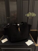 Yves Saint Laurent Hobo Suede Tote Bag Minimalist And Sophisticated, Lightweight And Stylish Spacious Capacity, Essential For Daily Commuting - Image 13