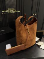 Yves Saint Laurent Suede Hobo Underarm Bag: Refined, Sophisticated, Vintage-Inspired, Lightweight. - Image 3