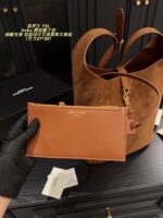 Yves Saint Laurent Suede Hobo Underarm Bag: Refined, Sophisticated, Vintage-Inspired, Lightweight. - Image 4